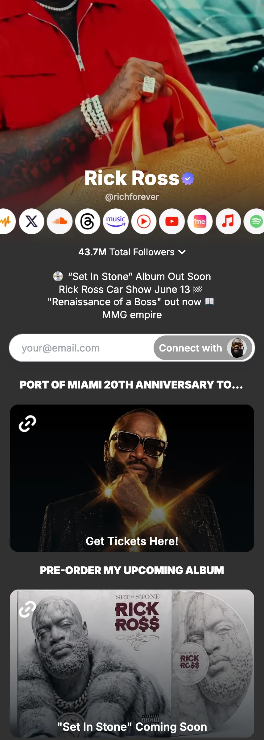 Profile screenshot (mirrored)